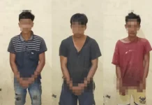 Polisi Amankan Tiga Pelaku Curat Getah Karet di Way Kanan