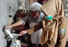 Puskesmas Way Tuba Lakukan Inspeksi Kesehatan di Industri Pengolahan Jahe