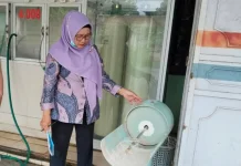 Puskesmas Way Tuba Inspeksi Kios Air Minum Isi Ulang
