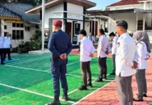 KPU Way Kanan Tekankan Disiplin dan Integritas lewat Apel Rutin