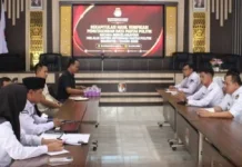KPU Way Kanan Rekap Verifikasi Data Parpol Berkelanjutan