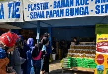 Bulog Lampung Utara Dukung Operasi Pasar Mandiri di Pasar Liwa