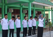 Kemenag Way Kanan Tekankan Profesionalisme ASN dalam Apel Pagi