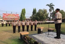 Sebanyak 44 Personel Polres Way Kanan Naik Pangkat Periode 1 Juli 2026