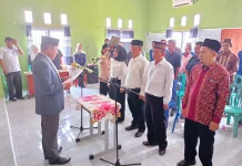 Tiga Aparatur Kampung Bandar Dalam Resmi Dilantik