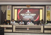 KPU Way Kanan Tetapkan 361.504 Daftar Pemilih Berkelanjutan