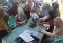 Puskesmas Way Tuba Gelar Posbindu PTM di Way Tuba Asri