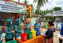 DLH Way Kanan Gandeng PKK dan Kader KB Tingkatkan Edukasi Pengelolaan Sampah