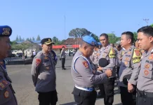 Provost Polda Lampung Gelar Gaktibplin di Polres Metro