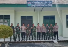 Koramil dan Polsek Metro Selatan Perkuat Sinergitas