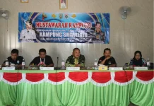 Kampung Sriwijaya Susun Rencana Pembangunan 2027