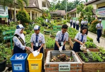 DLH Way Kanan Perkuat Sekolah Adiwiyata dan Bank Sampah