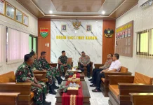 Silaturahmi TNI-Polri Perkuat Stabilitas di Way Kanan