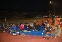 Kodim 0411/KM Gelar Nobar Prancis Vs Spanyol