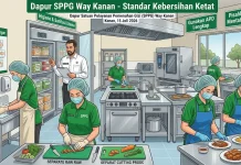 SPPG Way Kanan Terapkan Standar Higiene Ketat