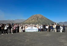 Mahasiswa FAI UM Metro Belajar di Bromo