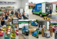 SPPG Way Tuba Optimalkan Distribusi MBG ke Pelosok