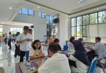 Peringati HUT Ke-9, BPTD Lampung Gelar Donor Darah dan Cek Kesehatan