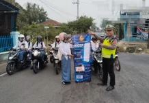 Satlantas Polres Way Kanan Sosialisasikan Aplikasi Siger Lampung Presisi