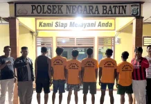 Curi 5,6 Ton Sawit, Enam Pelaku Dibekuk Polsek Negara Batin
