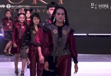 Model Asal Way Kanan Tampil di Lampung International Fashion Movement