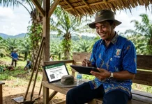 Petani Way Kanan Apresiasi Digitalisasi Layanan Perkebunan