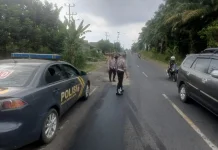 Tumpahan Solar di Jalinsum Way Kanan, Polisi Gerak Cepat