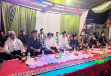 Ribuan Jamaah Hadiri Tiuh Balak Pasar Bersholawat di Baradatu
