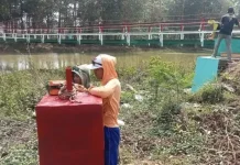 Kodim 0411 Selesaikan Rehabilitasi Jembatan Gantung