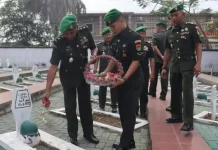 Kodim 0411/KM Ziarah HUT Kodam Radin Inten