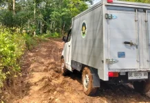 Jalan Rusak Hambat Distribusi MBG di Way Kanan