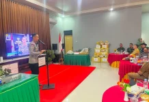 Kapolres Way Kanan Perkuat Sinergi TNI-Polri di HUT Lanudad