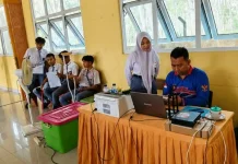 Disdukcapil Way Kanan Layani 158 Dokumen di SMAN 1 Negara Batin
