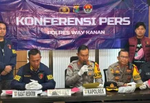 Polres Way Kanan Ungkap Kasus Kematian Satpam PT AKG Sungsang