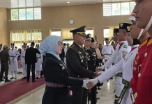Bupati Way Kanan Kukuhkan Paskibraka 2026, Siap Bertugas pada HUT RI ke-81