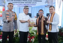 Polsek Metro Pusat Masuk Kompolnas Award