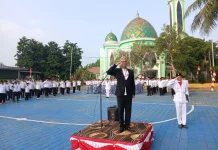 Kemenag Metro Hadiri Upacara HUT RI Al-Muhsin