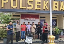 Polsek Baradatu Amankan Motor Hasil Pencurian di Gunung Katun