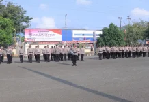 Kapolres Metro Pimpin Upacara Hari Juang Polri
