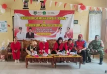 Babinsa Rumbia Hadiri Peluncuran Sekolah Lansia Prima