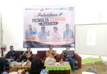 TBM Rumah Baca Lintas Literasi Way Kanan Gelar Pelatihan Menulis Cerpen