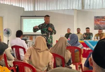 Penyuluhan Tim Penyuluh Mabes TNI ke masyarakat Kampung Bumi Jaya