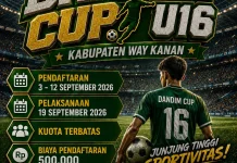 Kodim Way Kanan Siapkan Turnamen Sepak Bola U-16