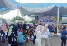 Peringati HUT ke-64, TVRI Lampung Gelar Gerakan Pangan Murah