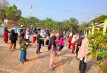 Lansia di Bandar Dalam Rutin Senam untuk Jaga Kebugaran