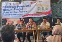Bulog Sosialisasikan Penyaluran Bantuan Pangan di Lampung Utara