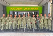 Kakumdam XXI/Radin Inten Kunjungi Kodim 0411/KM