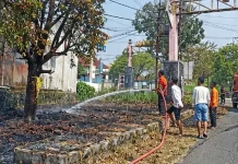 BPBD Way Kanan Padamkan Kebakaran Lahan di Blambangan Umpu