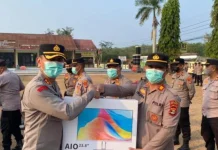 Polres Way Kanan Distribusikan Sarpras untuk Pelayanan dan Karhutla