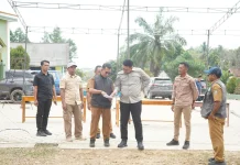 Sekda Way Kanan Tinjau Kesiapan Kampung Tapis Bhakti Negara